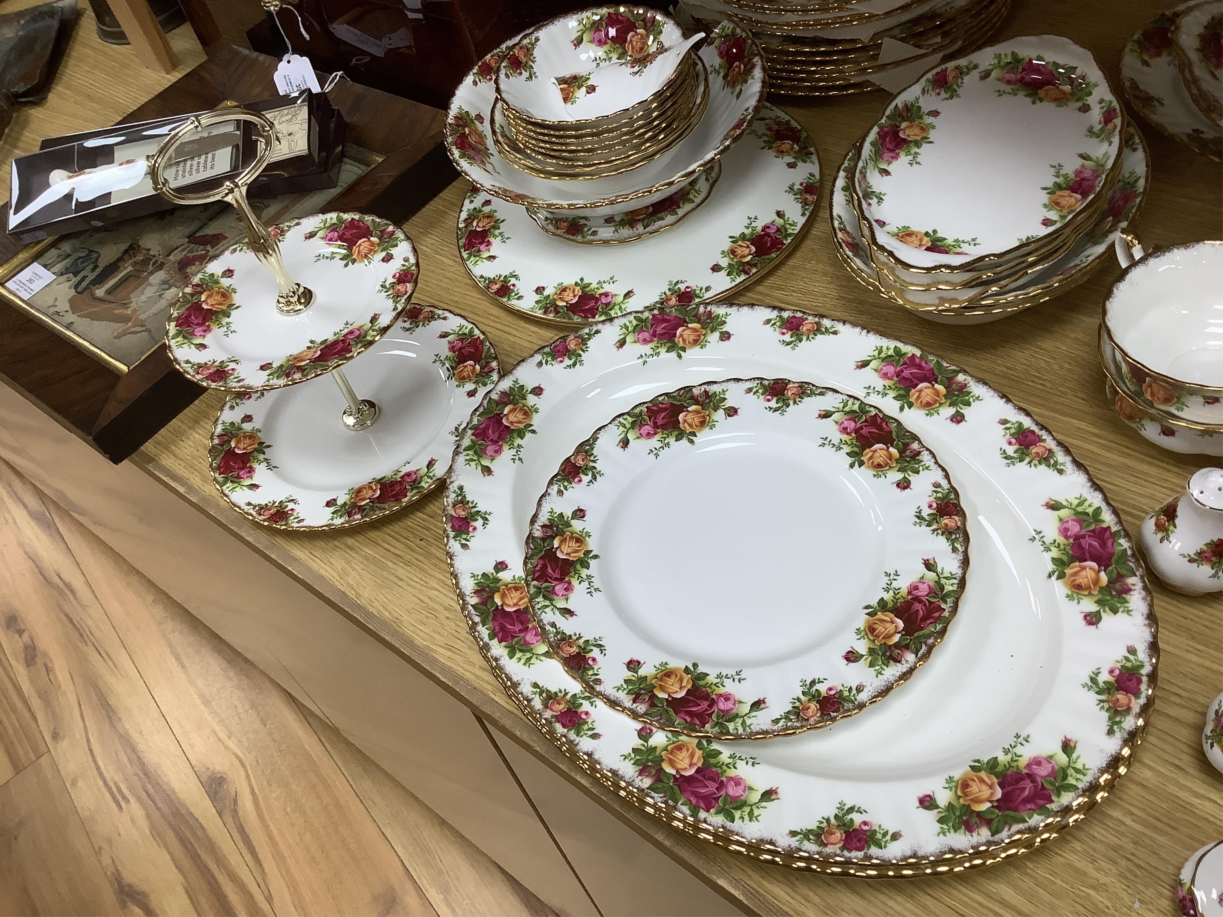 A collection of Royal Albert Old Country Roses tea wares